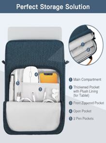 Minimalist Laptop Bag, Two Sizes For Tablets And Laptops, Compatible With Macbook/IPad ,9-14 Inches