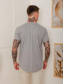 Men T-Shirts - 淺灰色 - 查看 3