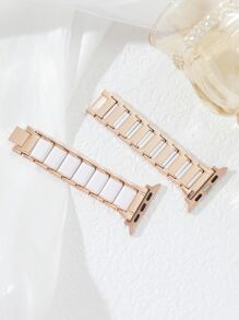 1 条玫瑰金创意商务风格 Apple Watch 表带，兼容 Apple Watch，适合 38 毫米-45 毫米/49 毫米。作为返校学生的礼物 - 玫瑰金 - 查看 5