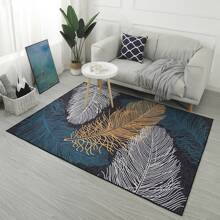1個滿尺寸羽毛圖案客廳大地毯，防滑臥室地毯，庭院戶外地毯。 - 羽毛圖案 - 查看 3