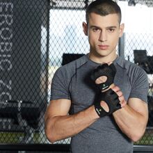 Breathable Cycling Gloves Fast-Drying Sports Fitness Half Finger Hand Protector Cover Unisex Non-Slip Riding Bike Gloves,Black Gloves, Gym - View 8