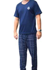Men Loungewear Onepieces - 藏蓝色 - 查看 2