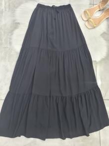 Women Skirts - 黑色 - 查看 2