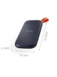 SANDISK SanDisk E30 Portable 1TB 480GB USB3.2 Black Type C Hard Drive External SSD Hard Drive Laptop High Speed 520M/S
