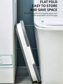 1 Miếng Gấp lại Đồ lau nhà Gầu múc Giỏ giặt Với Bánh xe Gấp lại Nước lòng chảo Vật dụng trong nhà Mặt hàng Đối với Rửa Câu cá  Cắm trại lòng chảo - Xám - Xem 10