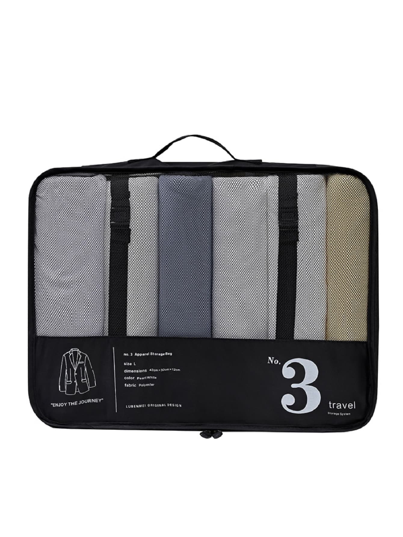 Travel Storage Bags - 黑色 - 查看 1