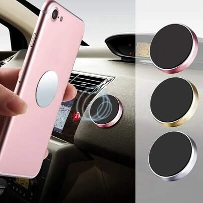 1pc Multifunctional Magnetic Phone Holder - Safely Stick Your Phone Anywhere! Compatible With IPhone, Android Phone, Gift For Birthday, Family, Friends Phone Stand, Phone Accessories