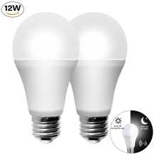 1入組12瓦LED動態感應燈泡 6000K日光色- PIR感應器自動開關，適用於家庭、停車場和夜間照明- AC85-265V - 12瓦 - 查看 1