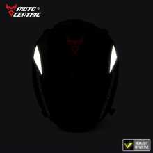 MOTOCENTRIC Waterproof Motorcycle Tail Bag Multi-functional Durable Rear Seat Bag 37L High Capacity Rider Helmet Backpack - Grey - View 10