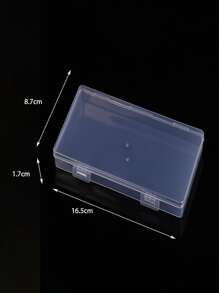 Pp Material Rectangular Transparent Plastic Box, Storage Box For Fishing Tackle, Stationery, With Lock Buckle - Clear - View 2