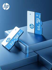 Hp Micro Sd 卡 Class 10 存儲卡 Tf 卡,32gb 64gb,適用於手機/相機/顯示器/無人機 - 藍色 - 查看 4