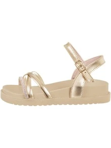 GiGiL Kids Flat Sandals - 金色 - 查看 2