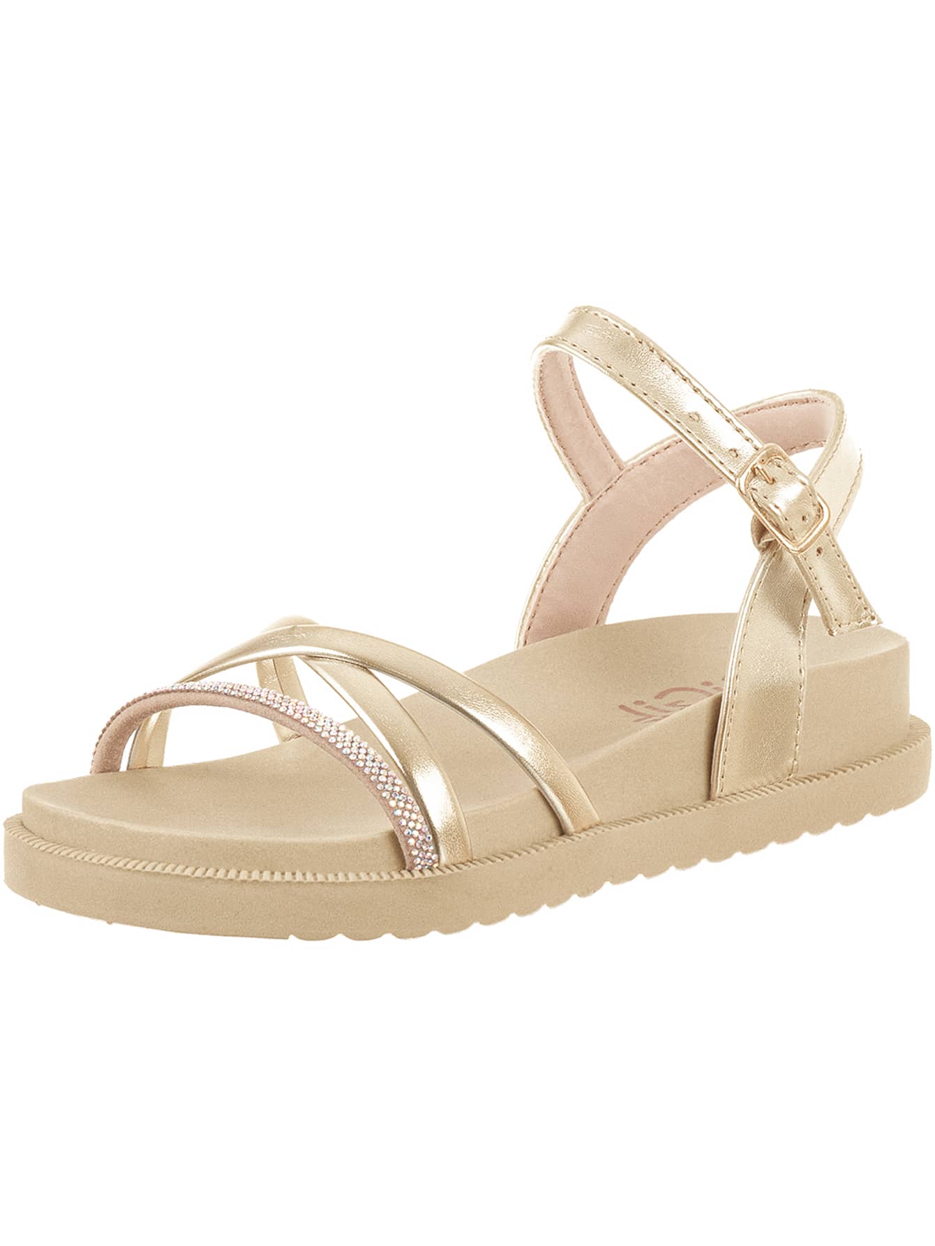GiGiL Kids Flat Sandals - 金色 - 查看 1