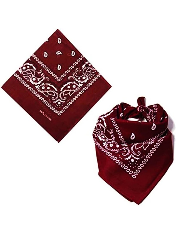 Bandana Lenço Estampada 55x55 Várias Cores 100% Algodão