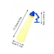 1个创意多彩台灯造型阅读书签，可个性化定制笔记本、小说备忘录、阅读夹。 - 灰色 - 查看 4