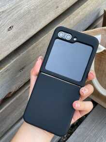 Liquid Silicone Case Compatible With Samsung Flip 4 5 3 6 - Black - View 4