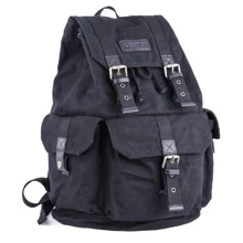 Gootium Canvas Backpack Rucksack 21101 - Black - View 2