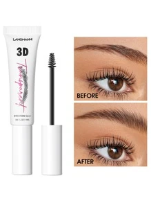 3D立體聲眉膠,防水自然造型眉毛定型膠眼睛眉毛凝膠 - 無色 - 查看 1