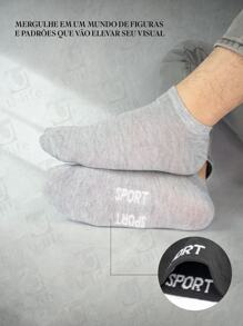 Men Invisible Socks - Czarne i Białe - Zobacz 2