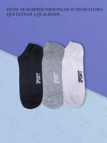 Men Invisible Socks - Czarne i Białe - Zobacz 1