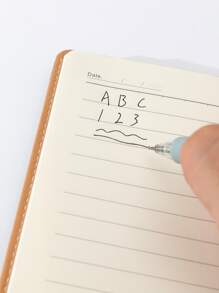1 Pieza Cuaderno Con Candado En Forma De Corazón Negro, Diario Minimalista Multifuncional De Negocios De Oficina