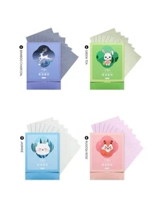 100 tờ Giấy thấm tinh chất thực vật tự nhiên với thiết kế dễ dàng lấy ra - Giấy thấm dầu chất lượng hàng đầu, Giấy thấm dầu cầm tay cao cấp - Cần thiết cho việc chăm sóc da mặt hoặc trang điểm! Thích hợp để chăm sóc da dầu, giấy thấm dầu, giấy kiểm soát dầu, tiện lợi khi sử dụng tại nhà hoặc đi du lịch - Nhiều màu - Xem 4