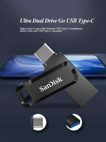 SANDISK SanDisk SDDDC3 Tipo C USB 3.1 Unidade Flash 256GB 128GB 64GB 32GB Memória Pendrive Disco USB Pen Drive 32 64 128