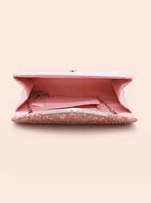 Glitter Bling,Shiny Glamorous,Elegant,Exquisite Women's Fashionable Elegant Shiny Sequin Detail Clutch Bag With Chain Strap, Shoulder Bag For Party, Wedding And Evening Dinner Bag,Evening Bag For Party Girl,Woman,For Female Perfect For Party,Wedding,Prom,Dinner/Banquet,For Best Gift For Women, Clutch Bag For Wedding