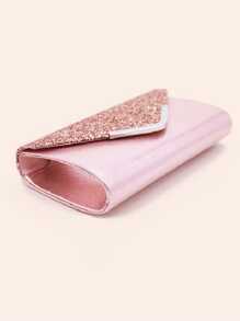 Glitter Bling,Shiny Glamorous,Elegant,Exquisite Women's Fashionable Elegant Shiny Sequin Detail Clutch Bag With Chain Strap, Shoulder Bag For Party, Wedding And Evening Dinner Bag,Evening Bag For Party Girl,Woman,For Female Perfect For Party,Wedding,Prom,Dinner/Banquet,For Best Gift For Women, Clutch Bag For Wedding