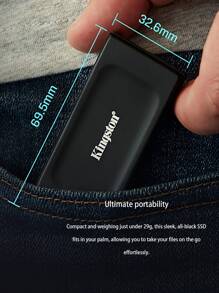 KINGSTON KINGSTON XS1000 2TB TYPE-C Portable Solid State Drive PSSD 1TB 2TB High Speed up to 1000mbs with USB3.2