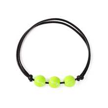 12入組編織網球手鏈 - 綠色 - 查看 2