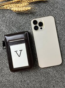 KAIDUCH 男士荔枝纹轻便便携卡包身份证白领男用节日纪念日生日礼物配饰礼品卡包钱包名片夹信用卡包男士钱包迷你钱包零钱包钱包卡包