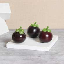 1 件仿真山竹模型,用於人造水果裝飾,家庭廚房餐廳餐桌派對裝飾,攝影道具 - 1個山竹 - 查看 8