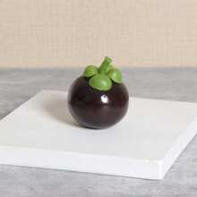 1 件仿真山竹模型,用於人造水果裝飾,家庭廚房餐廳餐桌派對裝飾,攝影道具 - 1個山竹 - 查看 3