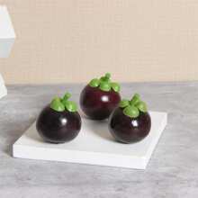 1 件仿真山竹模型,用於人造水果裝飾,家庭廚房餐廳餐桌派對裝飾,攝影道具 - 1個山竹 - 查看 9