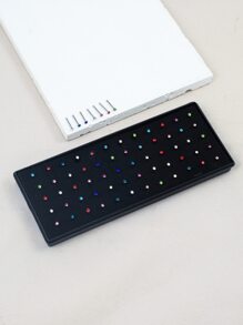 60 Piezas/caja Cristal Diamante De Imitación Para El Piercing De La Nariz