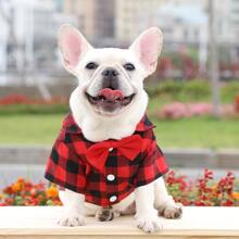 1 Miếng Polyester Kẻ sọc Nơ thắt Áo sơ mi Suit trang trọng Cho đám cưới Buổi tiệc , Thích hợp Đối với Lớn/trung bình/nhỏ Thú cưng - Đỏ - Xem 1