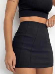 Women Shorts - 黑色 - 查看 1