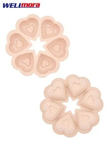 Molde Para Cupcakes En Forma De Corazón Hasta 6 Piezas - Rosa coral - Ver 1