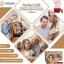 International Chess Set, Folding Wooden Standard Travel International Chess Board Game Set with Magnetic Crafted Pieces - Khaki - View 7