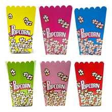 Cajitas Palomeras De Cartón Para Fiestas ( 6 Piezas ) - Rojo - Ver 1