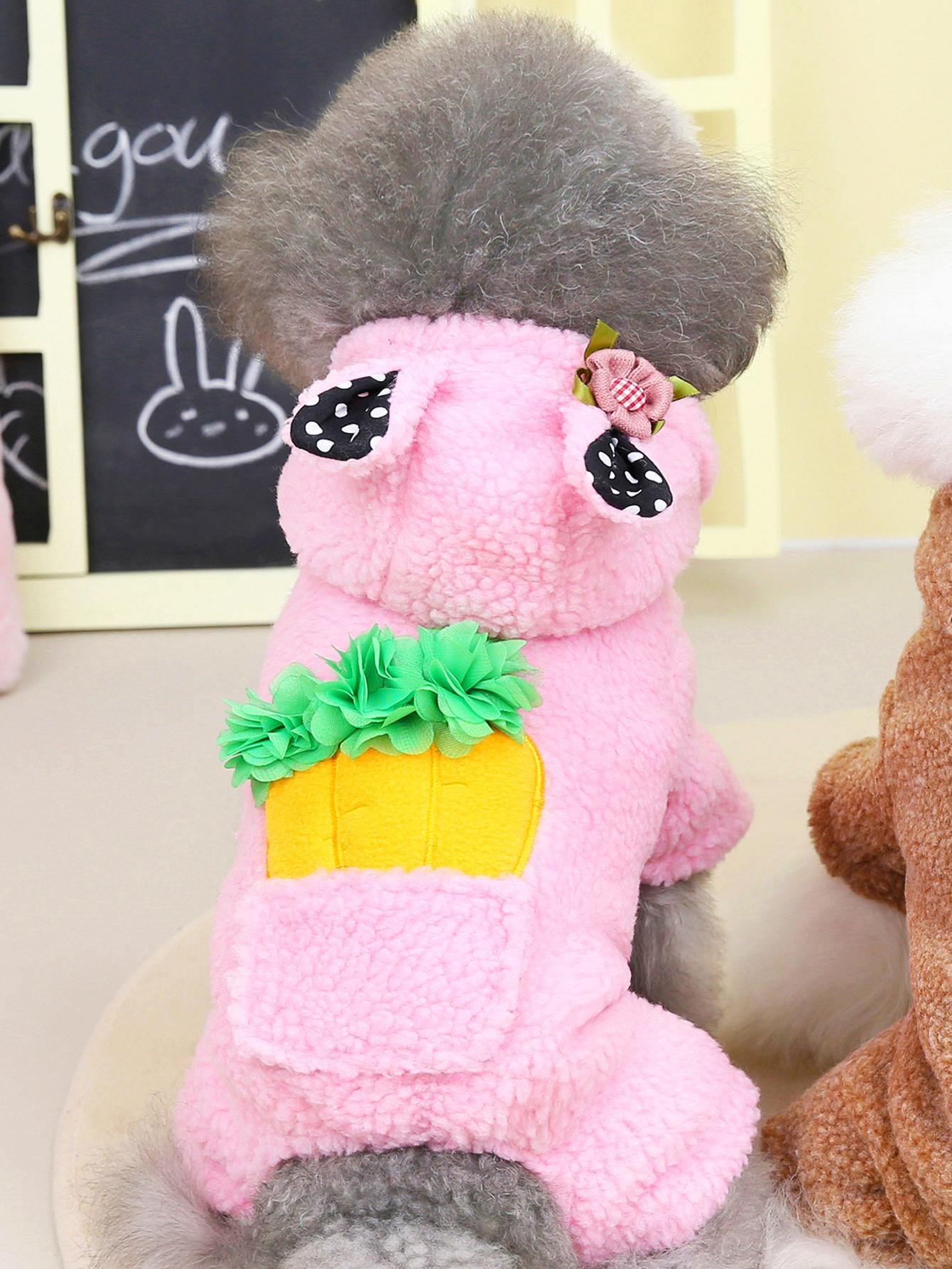 Pet Clothes For Dogs Teddy Velvet Fourlegged Clothes For Cats Thick