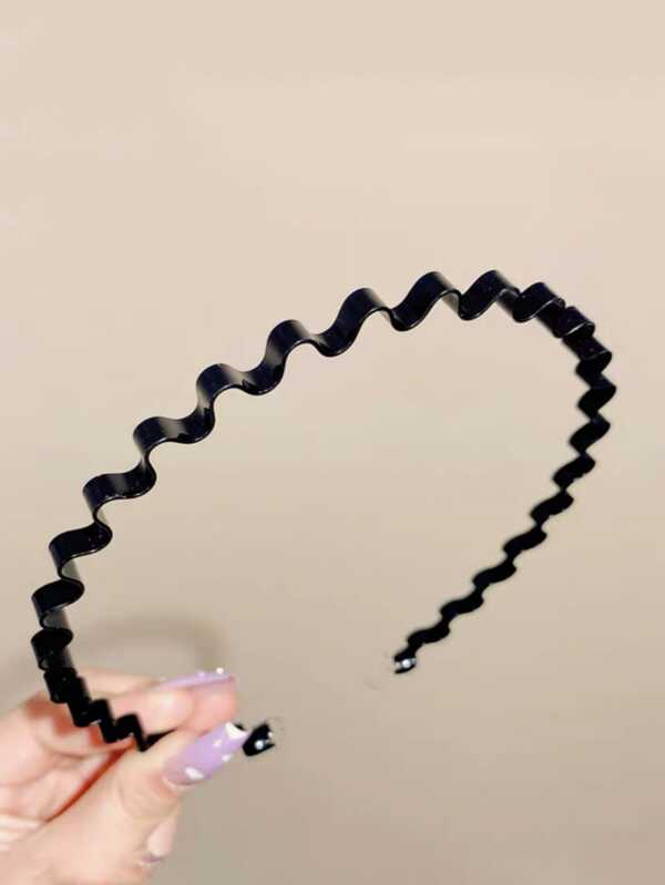 1 قطعة شريط رأس معدني بسيط للرجال، مناسب للرياضة والاستخدام اليومي والعادي أثناء غسل الوجه، قطعة رأس ذهبية، اكسسوارات شعر، شرائط رأس للرجال، اكسسوارات رجالية، شريط رأس متموج، اكسسوارات للرجال، اكسسوارات البيسبول