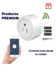 Contact Wifi Smart Plug Alexa  Home Smart + Gift!