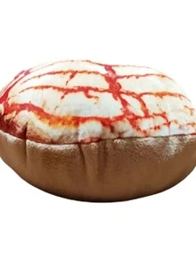 INESTAMPABLE Cojin Almohada Pan Concha |  Vainilla  | Peluche Doble Vista Suave | Divertido Regalo - Caqui - Ver 2