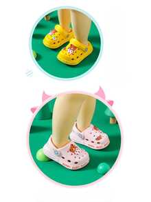Sandals For Boys And Girls With Cute Bear Design Comfortable Summer - 藍色 - 查看 2