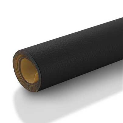 Băng da đen / nâu 19 * 53 inch / 50 * 137cm với miếng vá sửa chữa da tự dính 3x60 inch, thích hợp cho ghế sofa, ghế dài, miếng vá ghế nội thất