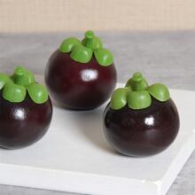 1 件仿真山竹模型,用於人造水果裝飾,家庭廚房餐廳餐桌派對裝飾,攝影道具 - 1個山竹 - 查看 7