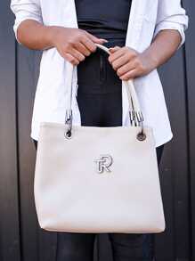 Women Tote Bags - 白色 - 查看 1