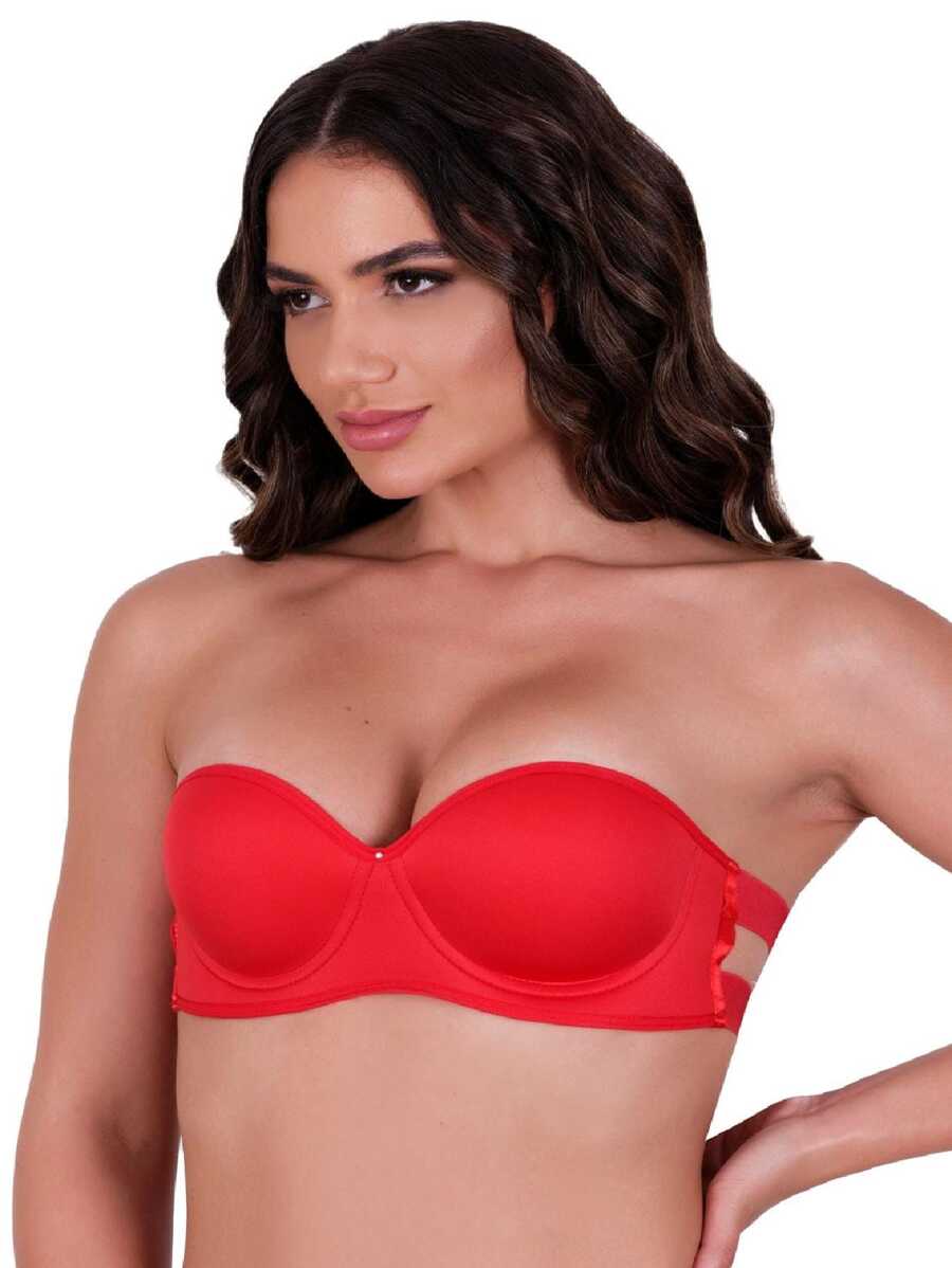 Women Bras & Bralettes - 紅色 - 查看 1